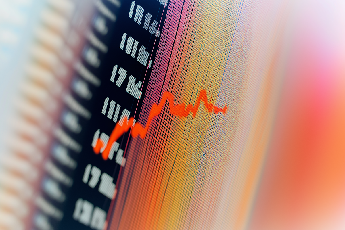 Financial growth charts and analytics showing positive investment returns and budget improvements